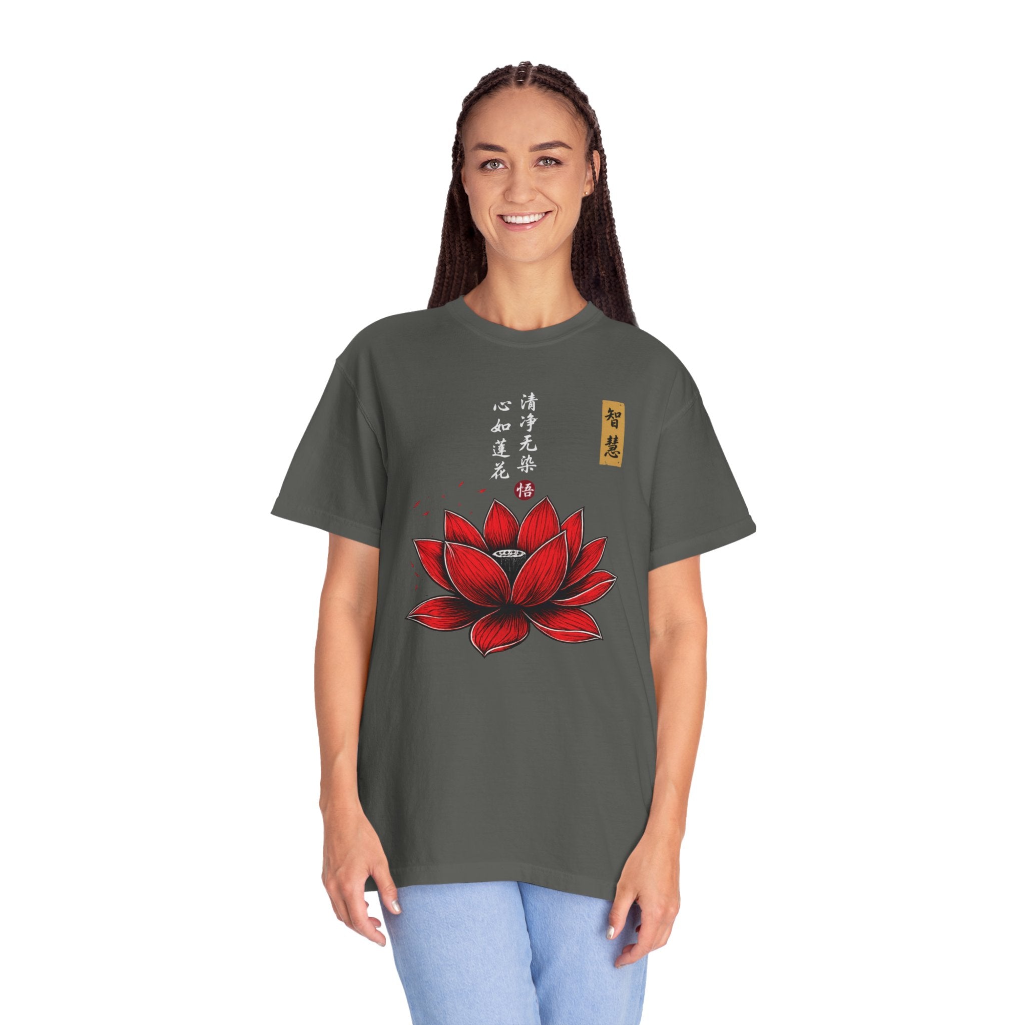 Red Lotus Flower T-Shirt