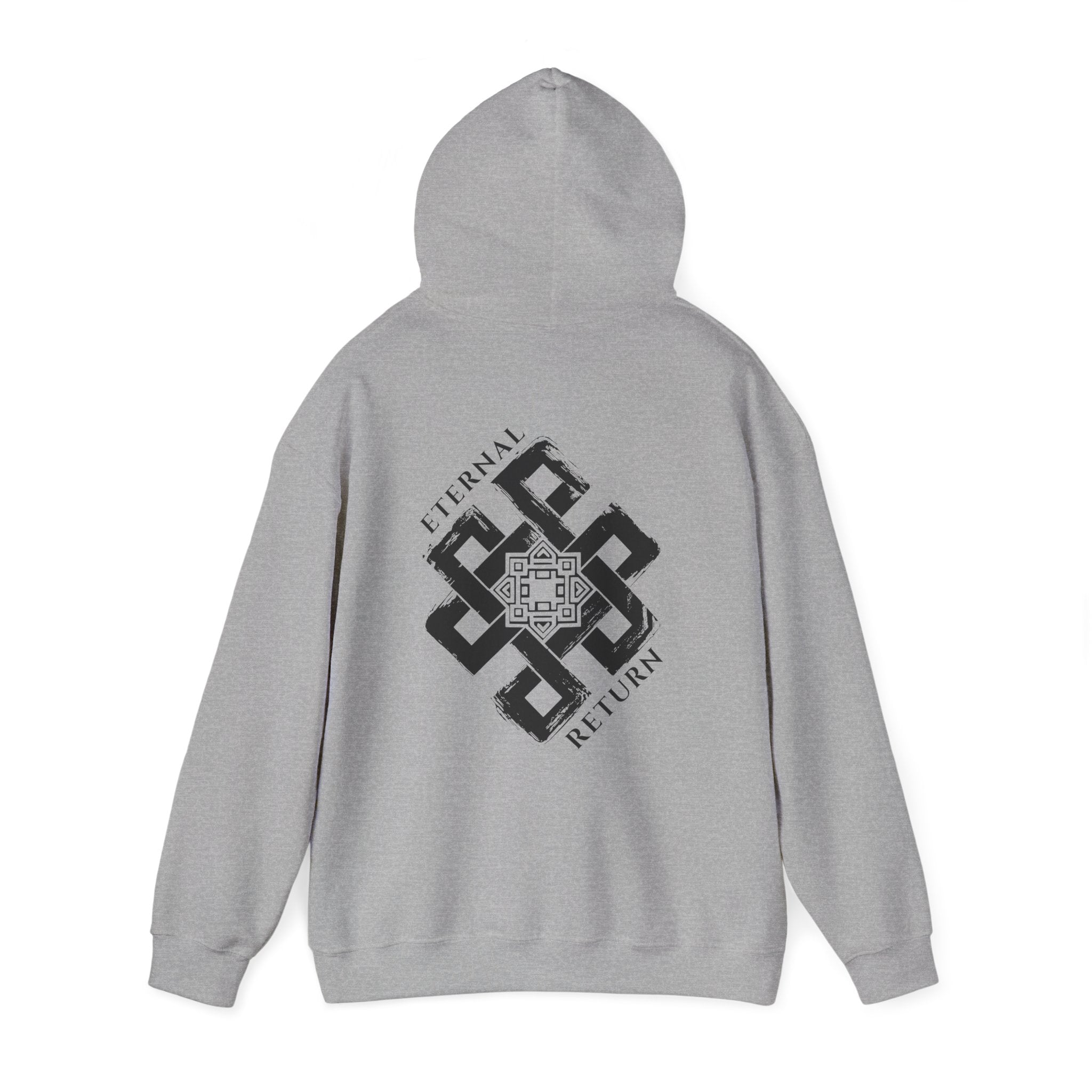 Eternal Knot Hooded Sweatshirt | Spiritual Streetwear | Unisex Heavy Blend Hoodie