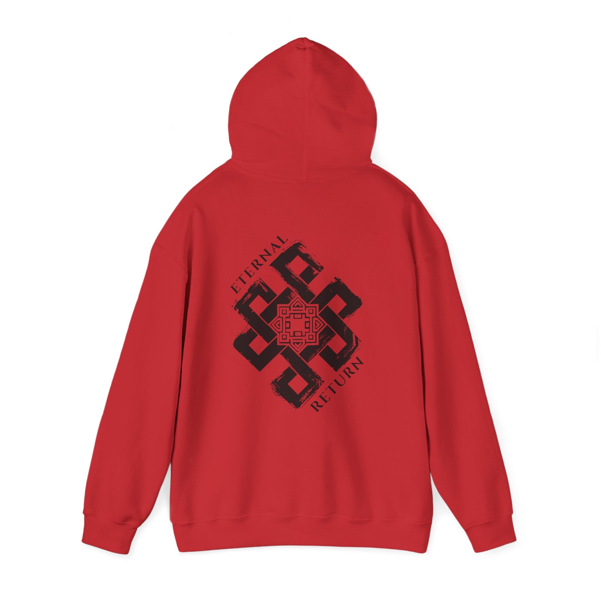 Eternal Knot Hooded Sweatshirt | Spiritual Streetwear | Unisex Heavy Blend Hoodie