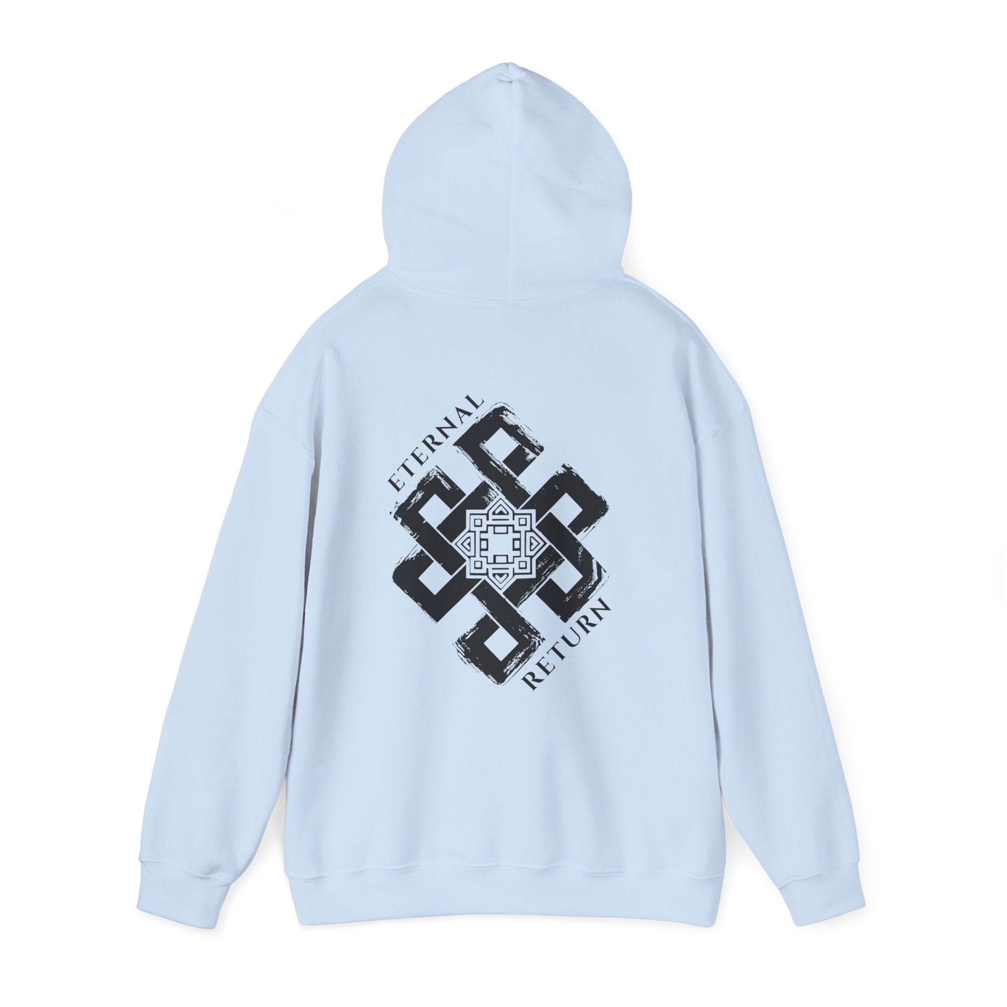 Eternal Knot Hooded Sweatshirt | Spiritual Streetwear | Unisex Heavy Blend Hoodie