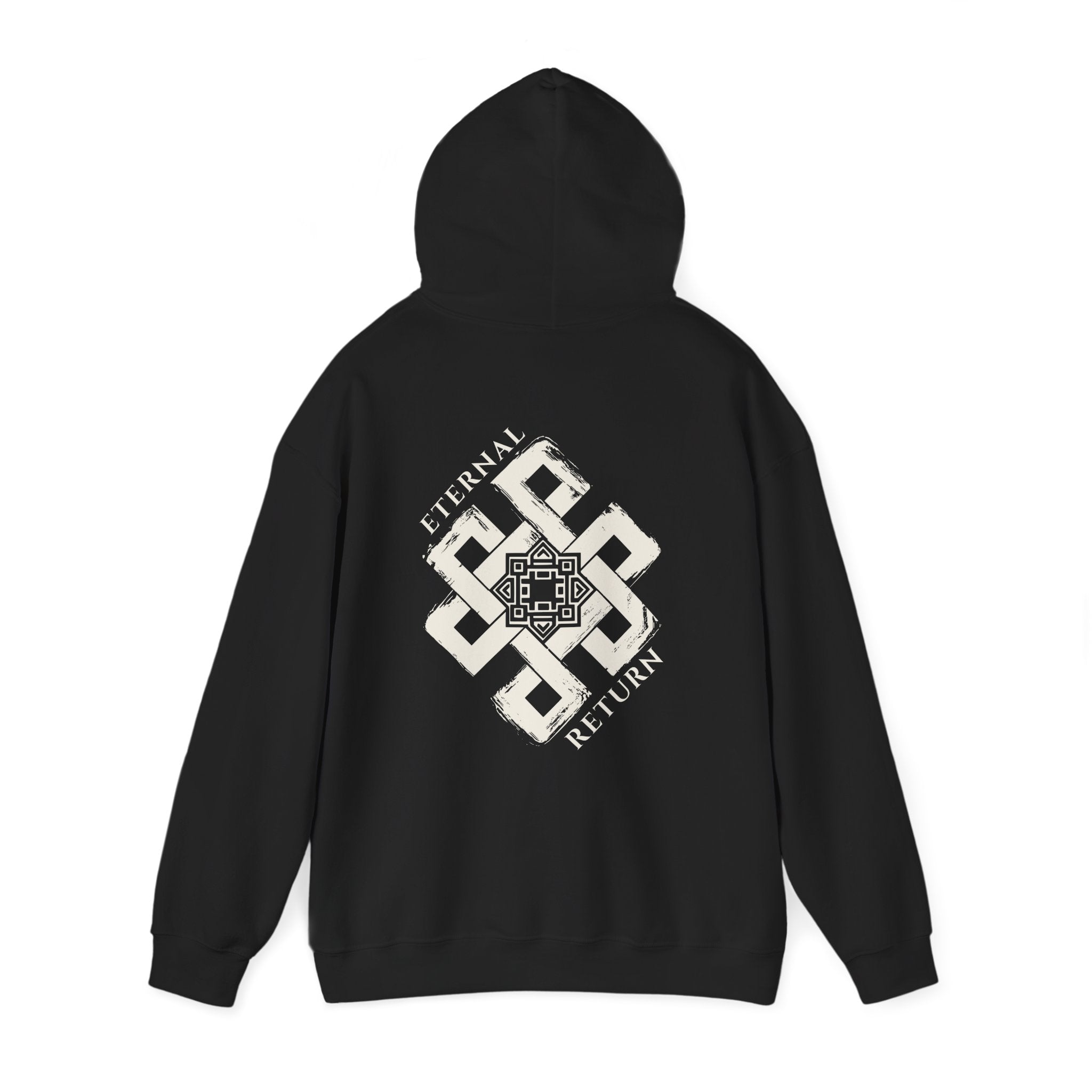 Eternal Knot Hooded Sweatshirt | Spiritual Streetwear | Unisex Heavy Blend Hoodie