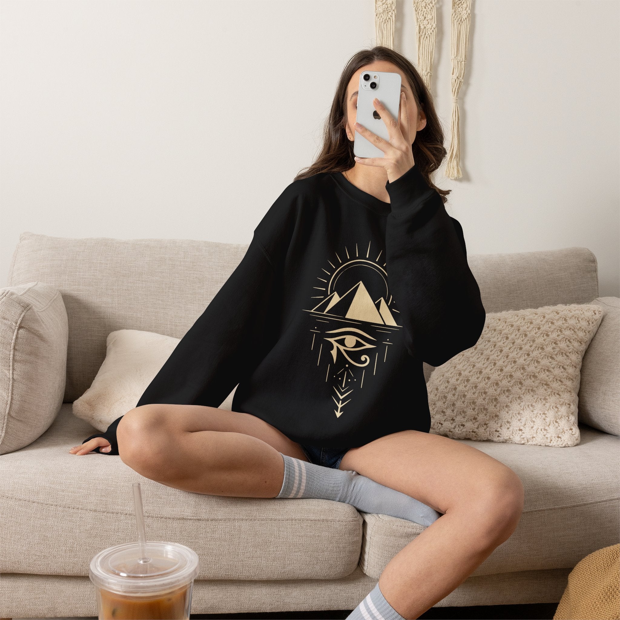 Eye of Horus Pyramid Sweatshirt