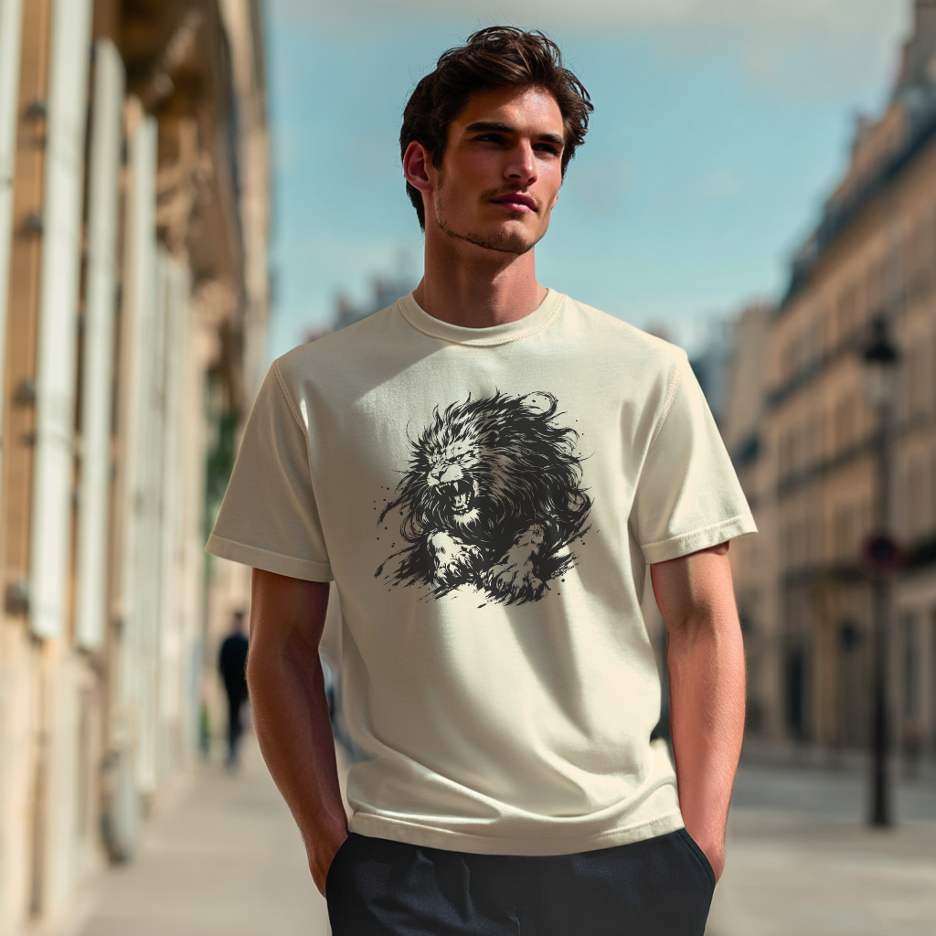 Minimalist Lion T-Shirt