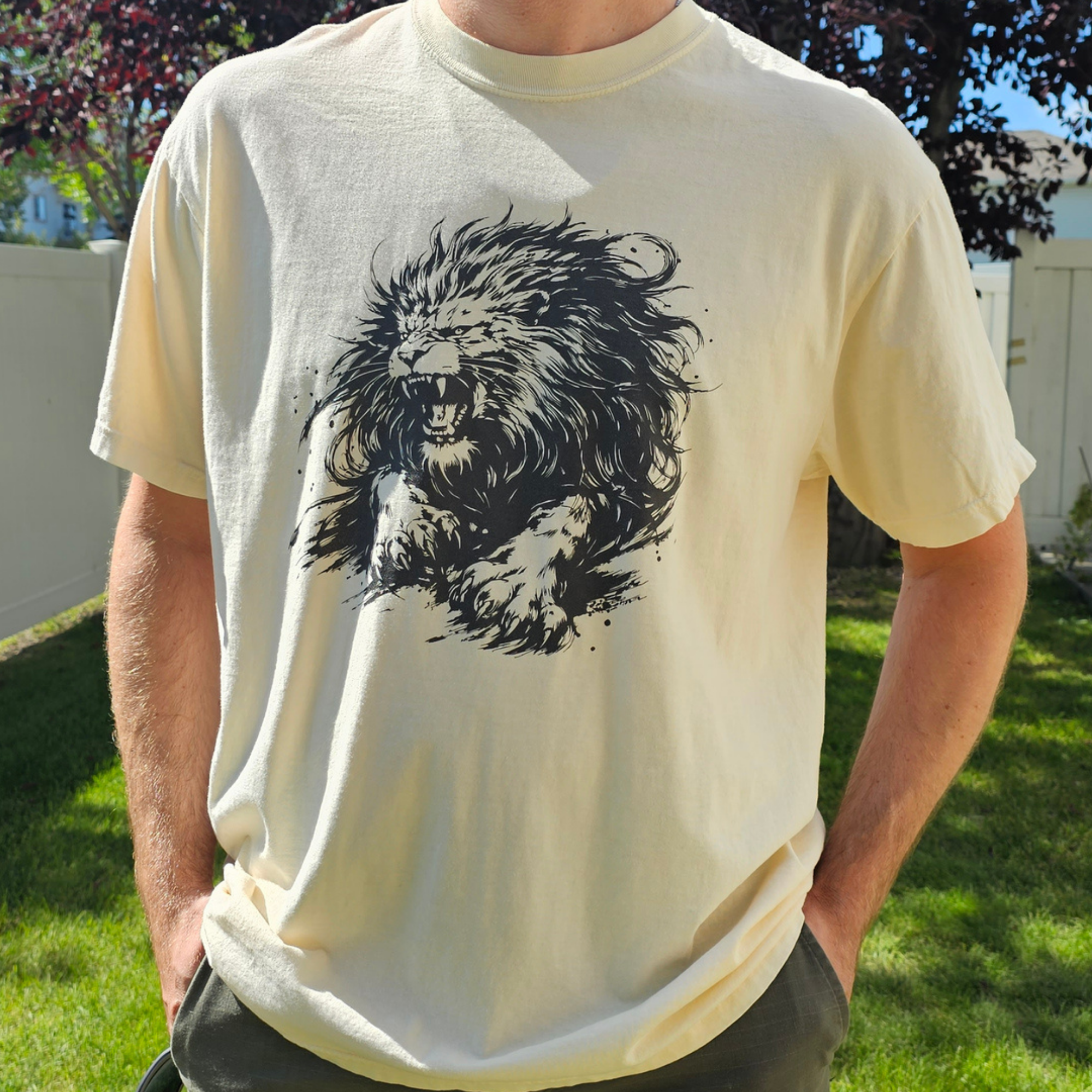 Minimalist Lion T-Shirt