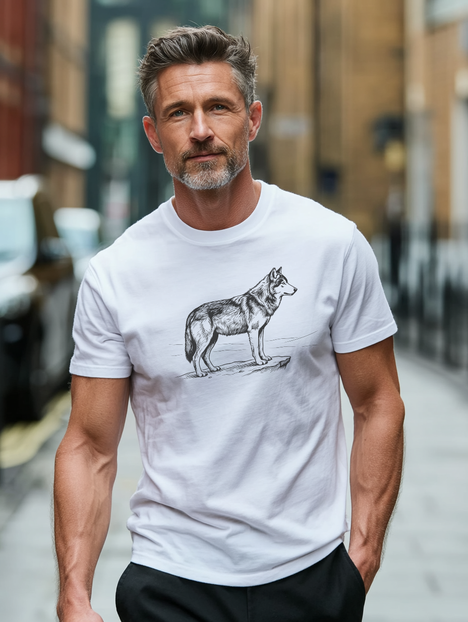 Minimalist Wolf T-Shirt