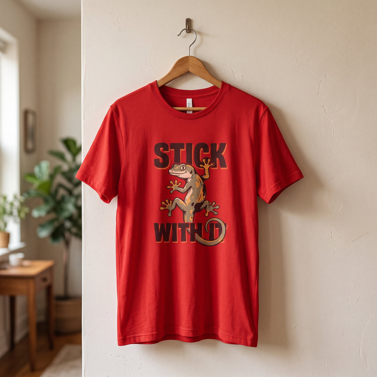 Stick With It Gecko T-Shirt