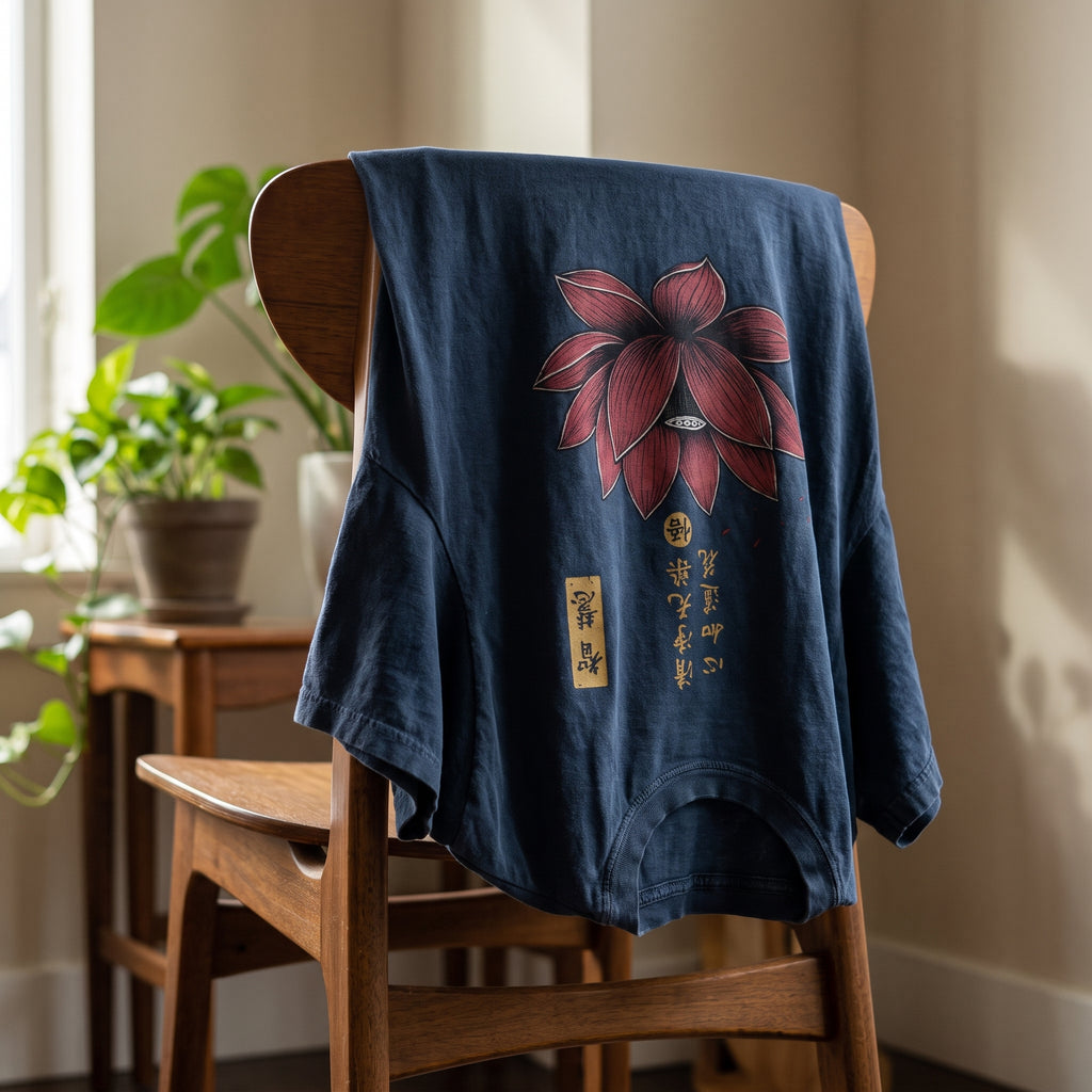 Red Lotus Flower T-Shirt
