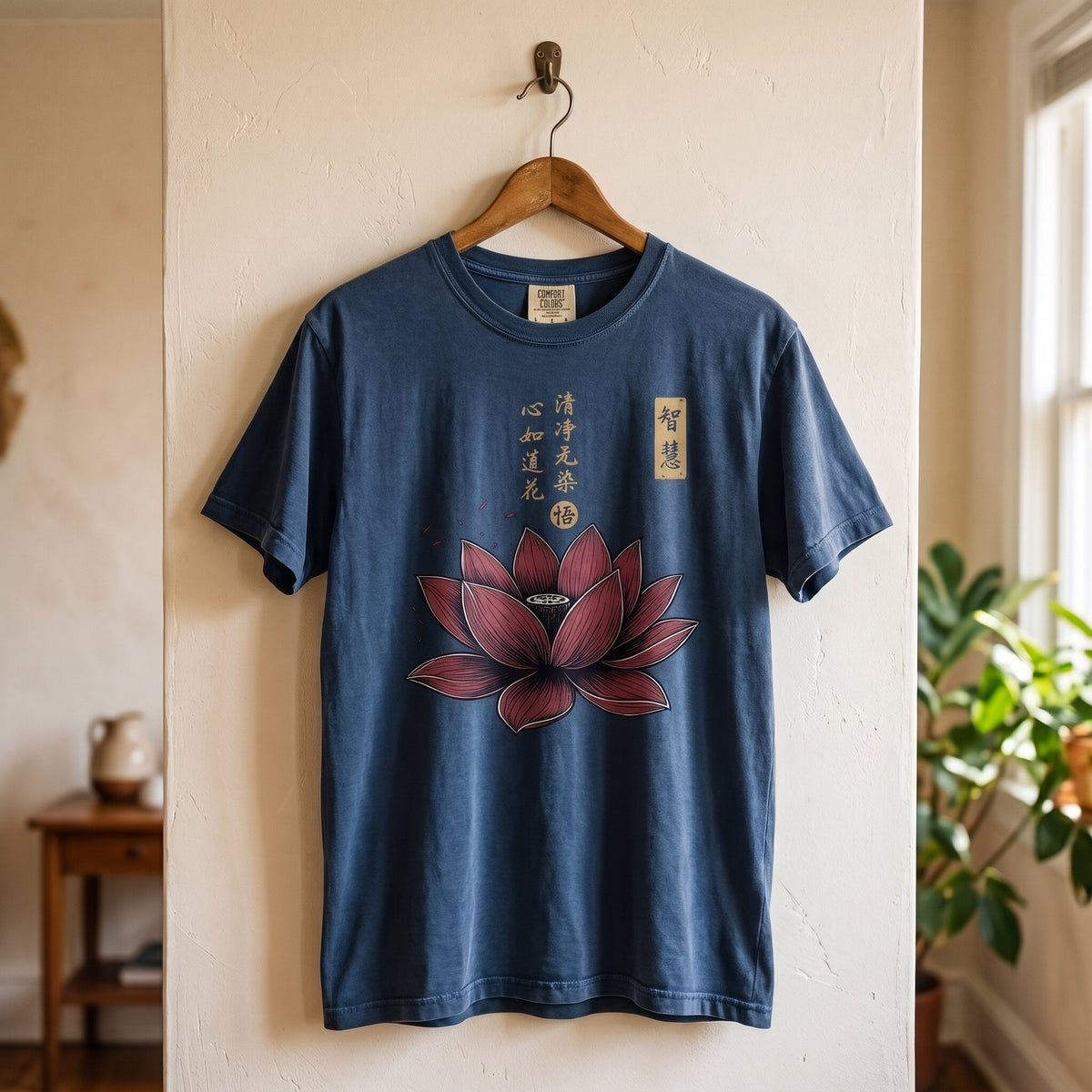 Red Lotus Flower T-Shirt