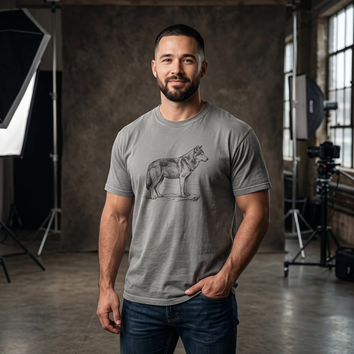 Minimalist Wolf T-Shirt