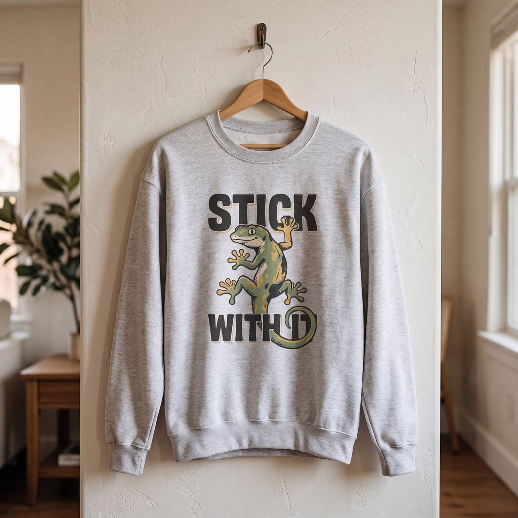 Stick With It Gecko Sweatshirt