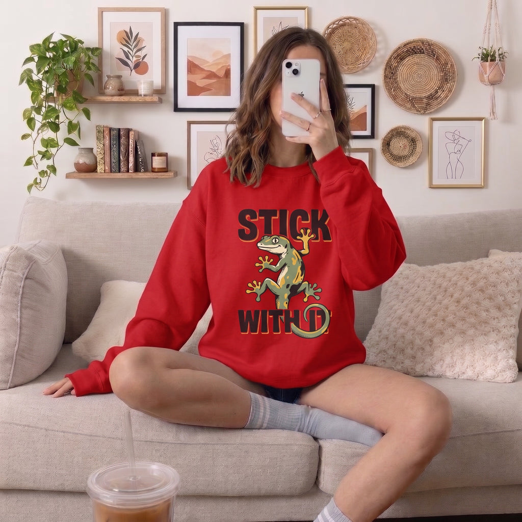 Stick With It Gecko Sweatshirt