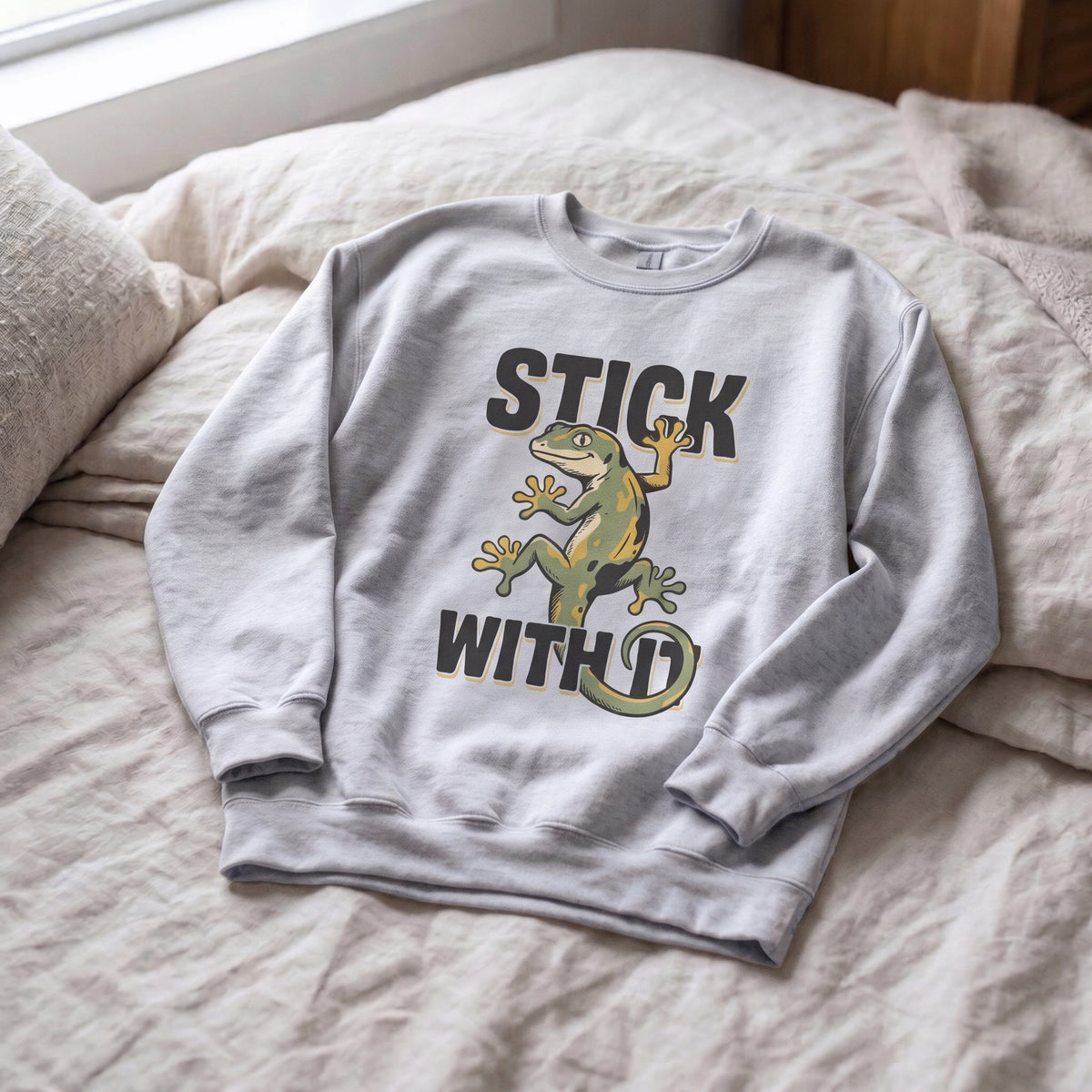 Stick With It Gecko Sweatshirt