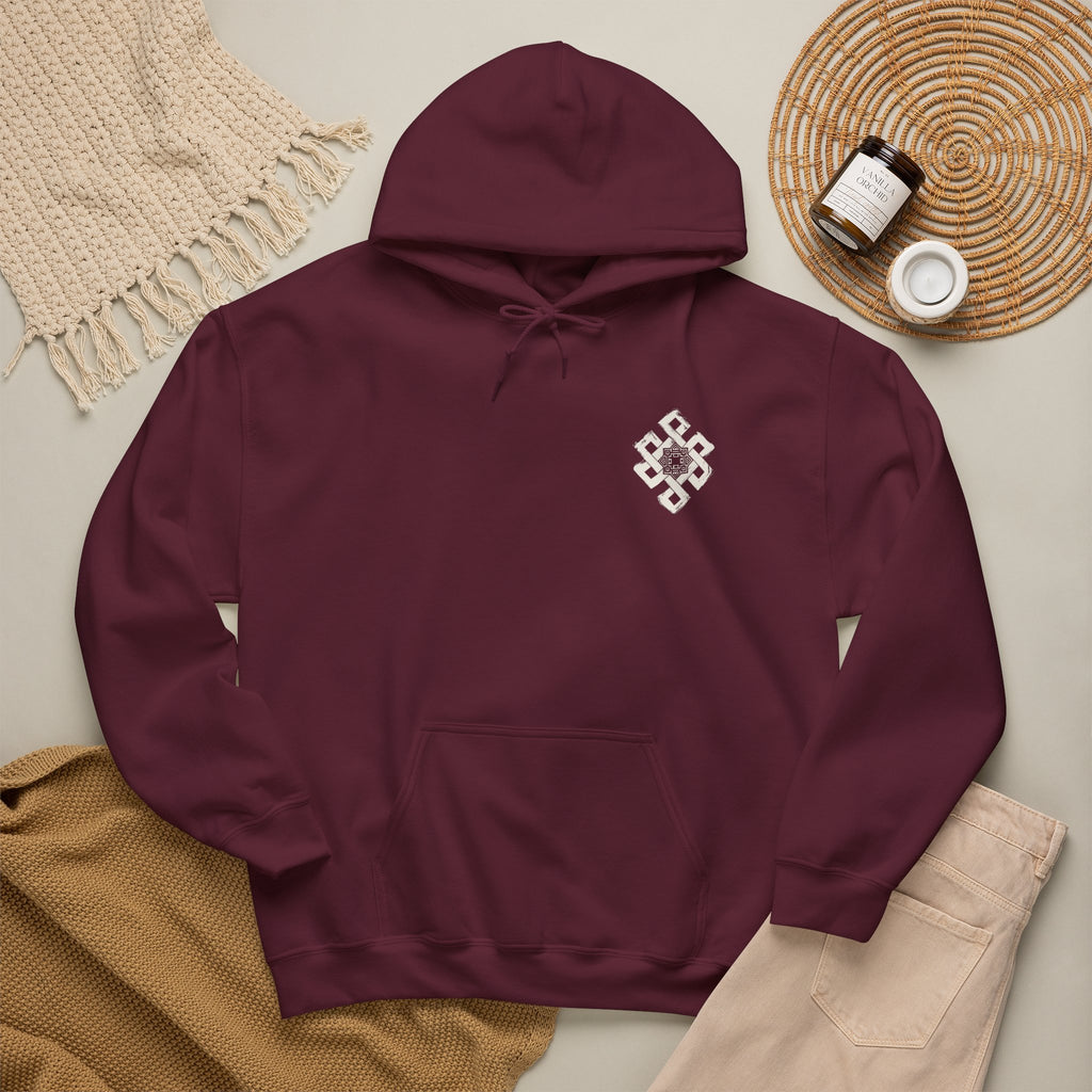 Eternal Knot Hooded Sweatshirt | Spiritual Streetwear | Unisex Heavy Blend Hoodie