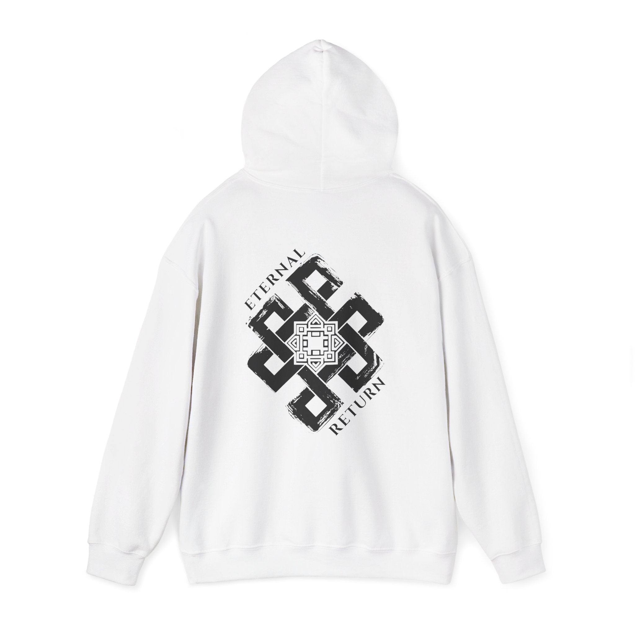 Eternal Knot Hooded Sweatshirt | Spiritual Streetwear | Unisex Heavy Blend Hoodie