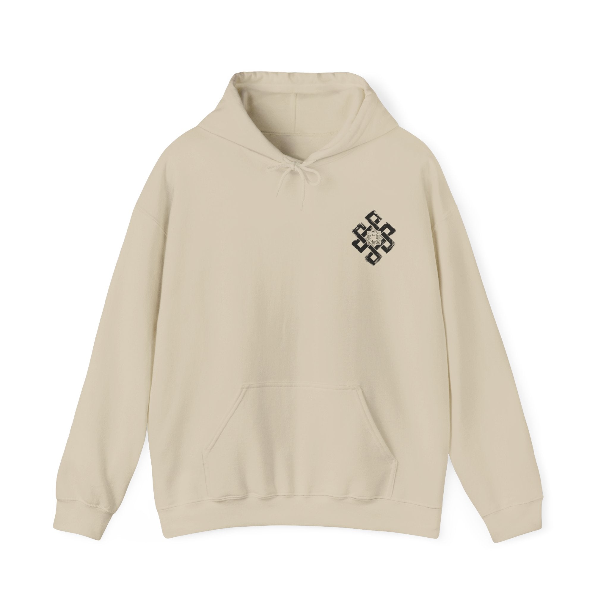 Eternal Knot Hooded Sweatshirt | Spiritual Streetwear | Unisex Heavy Blend Hoodie