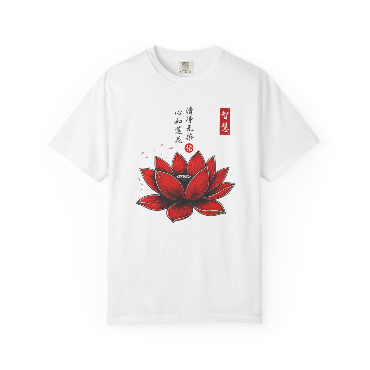 Red Lotus Flower T-Shirt