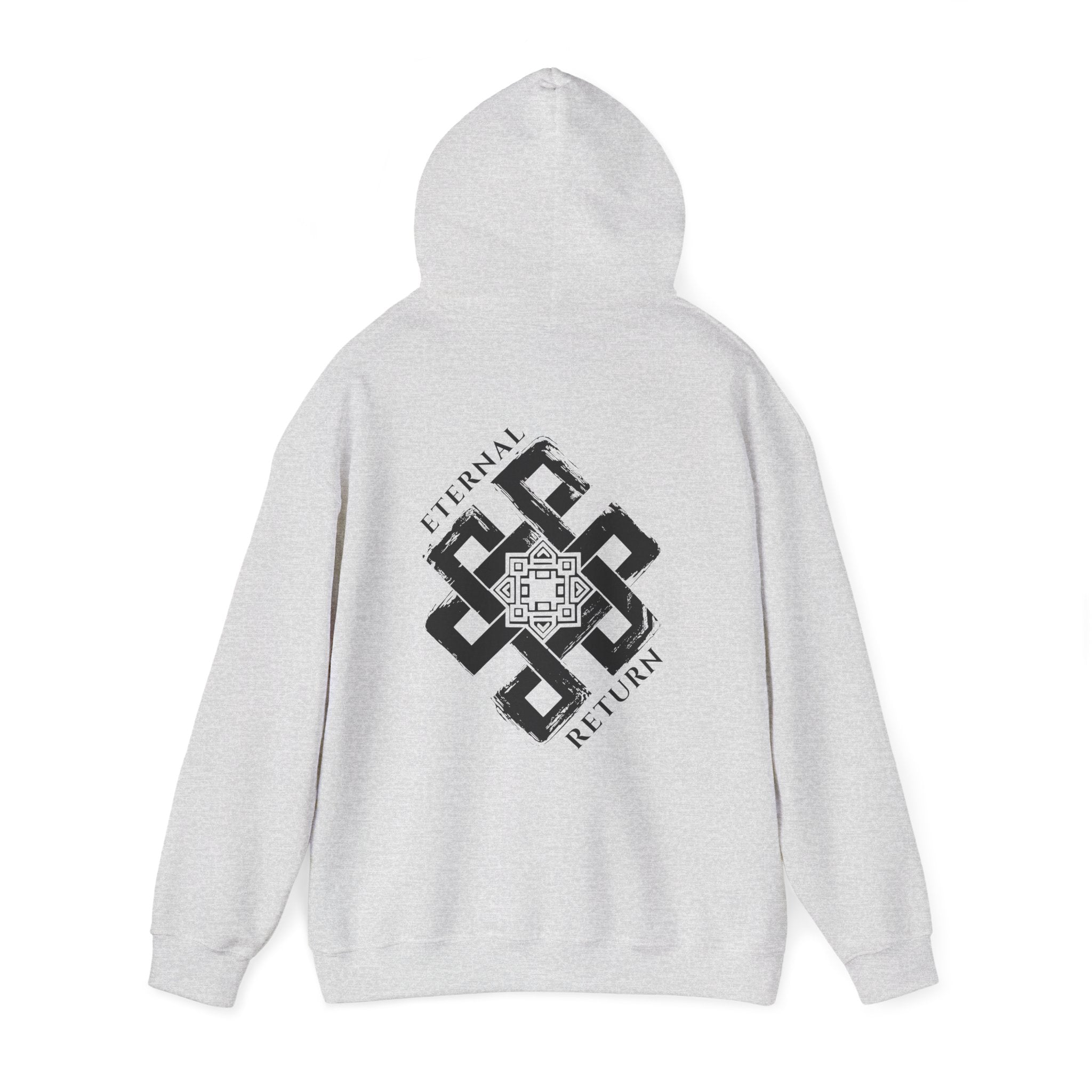 Eternal Knot Hooded Sweatshirt | Spiritual Streetwear | Unisex Heavy Blend Hoodie
