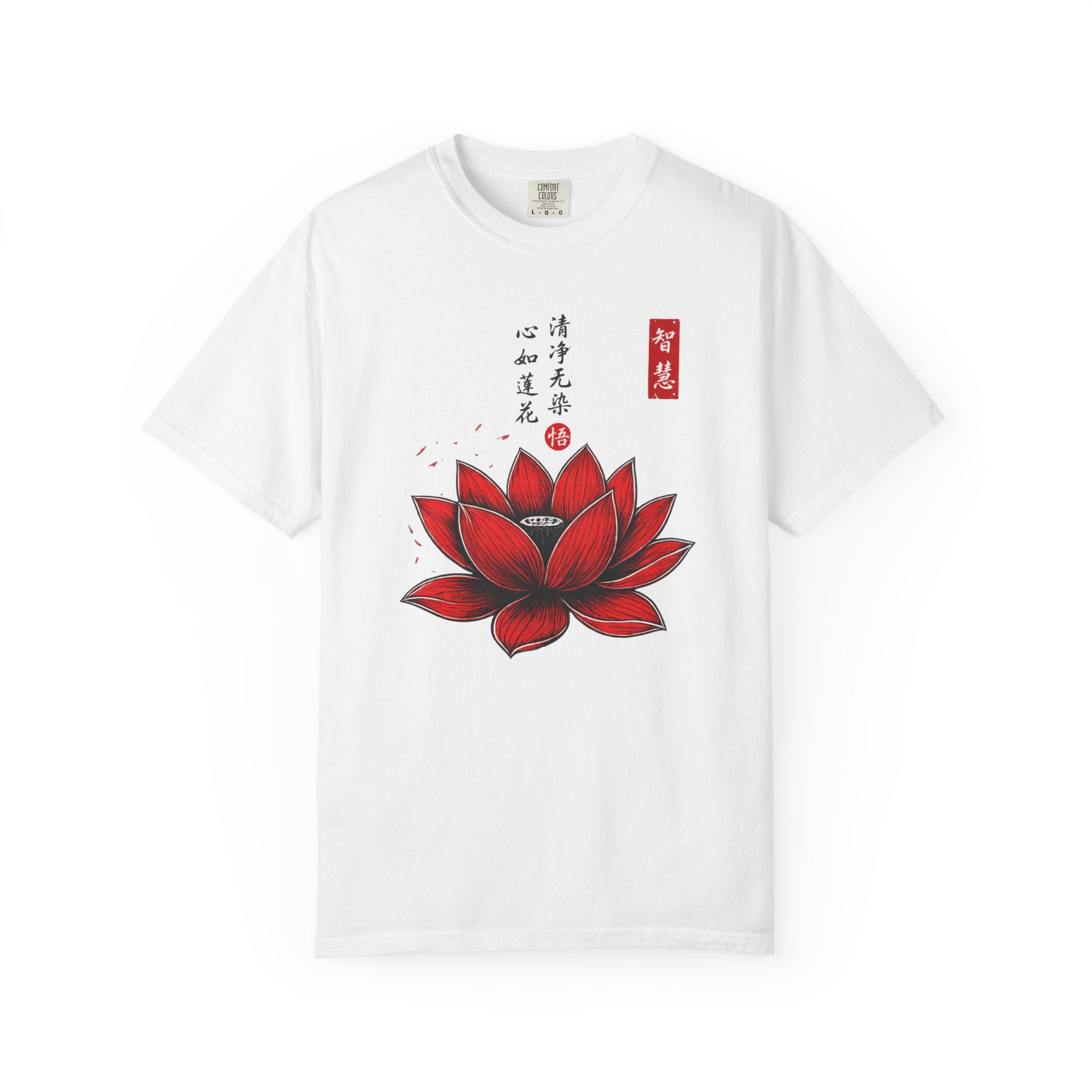 Red Lotus Flower T-Shirt